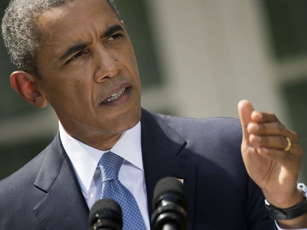 Barack Obama speaks prior to asking Congress to authorize military action