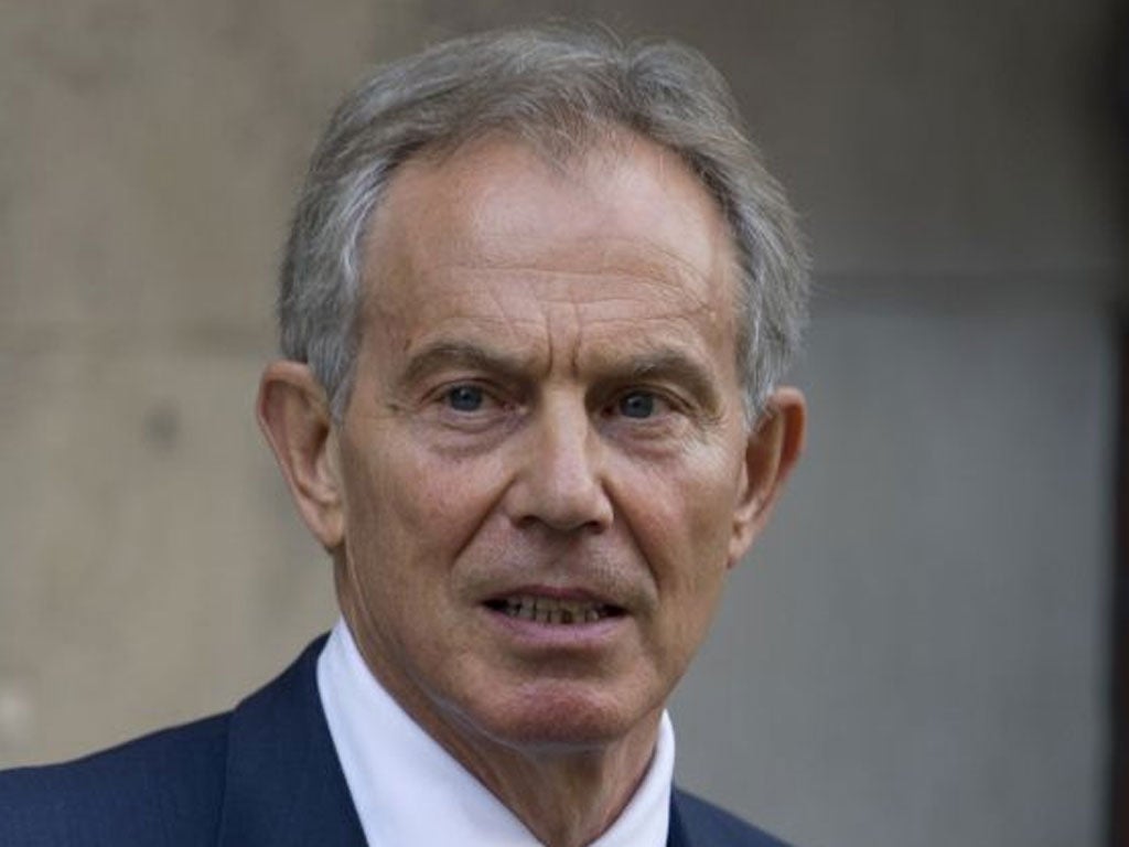 Tony Blair made his comments on BBC Radio 4 programme on Syria to be broadcast on Monday