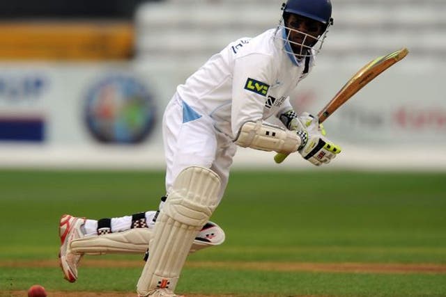 Shivnarine Chanderpaul was the mainstay of the Derbyshire second innings