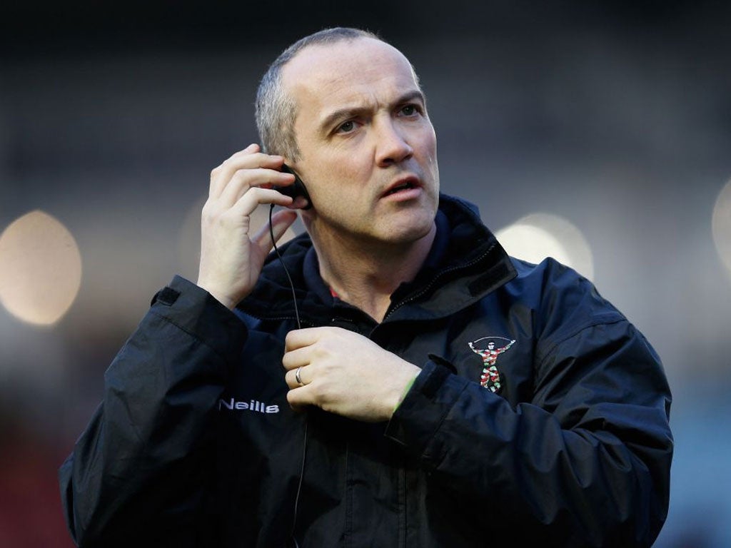 Conor O’Shea will keep Quins wired against Wasps