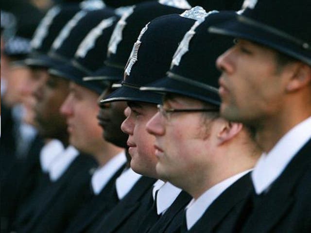 Just 5 per cent of officers are from an ethnic-minority background