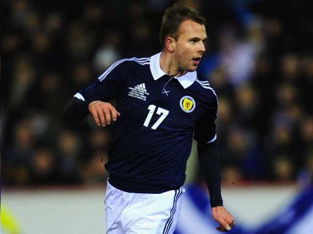 Full of hope: Rhodes saw promising signs in Scotland’s defeat to Belgium