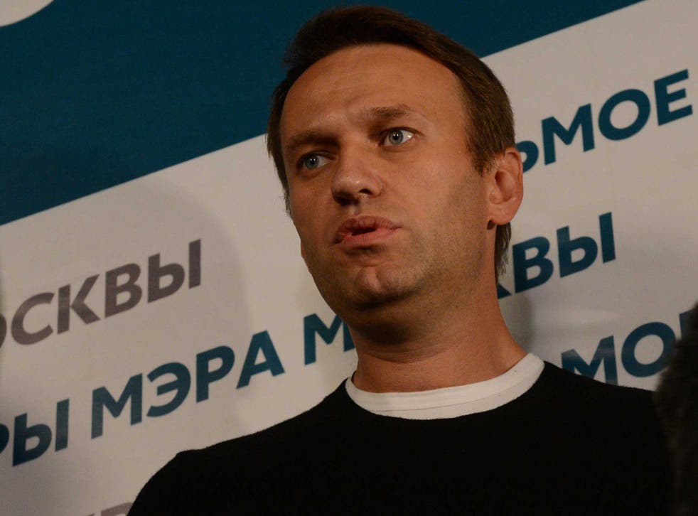 Opposition candidate in Moscow mayoral election, Alexei Navalny