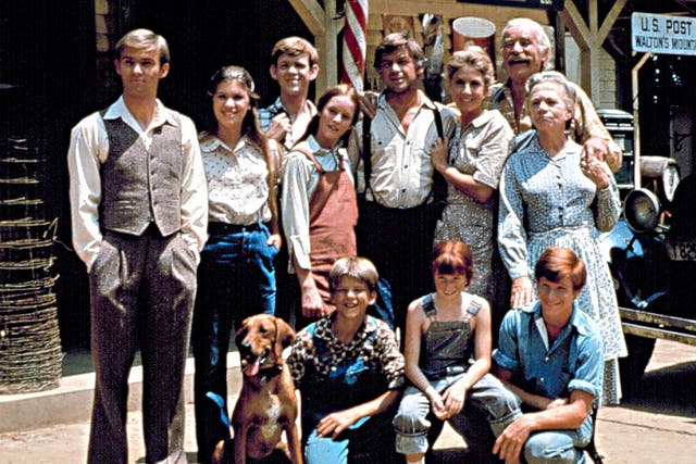 Strength in numbers: the big, happy extended family from the 1970s television series 'The Waltons'
