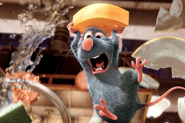Rats entertainment: Remy in 'Ratatouille'
