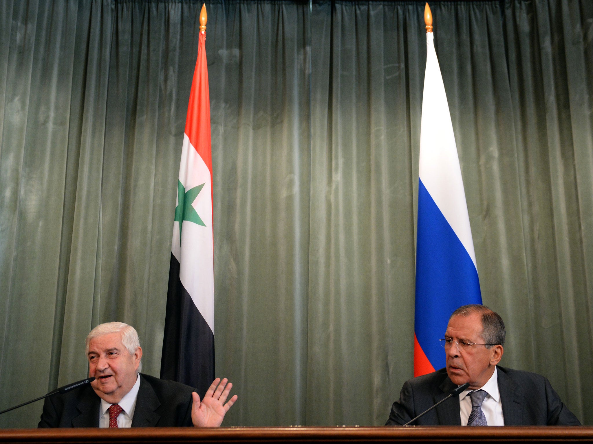 Sergei Lavrov, the Russian foreign minister, announced the proposal after talks in Moscow with his Syrian counterpart, Walid al-Moallem