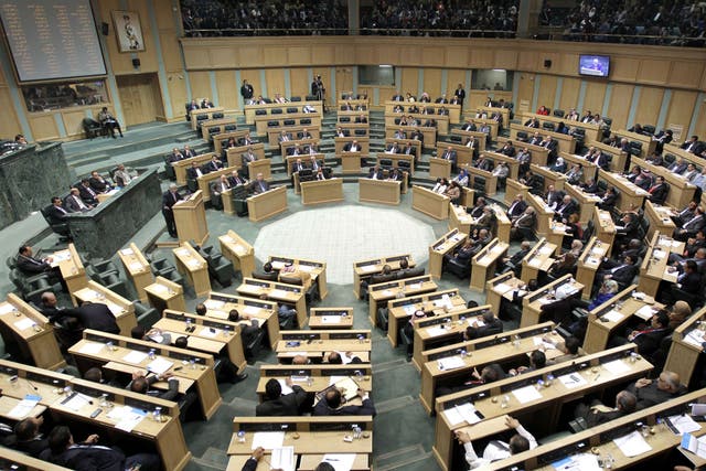 Jordan's parliament in session