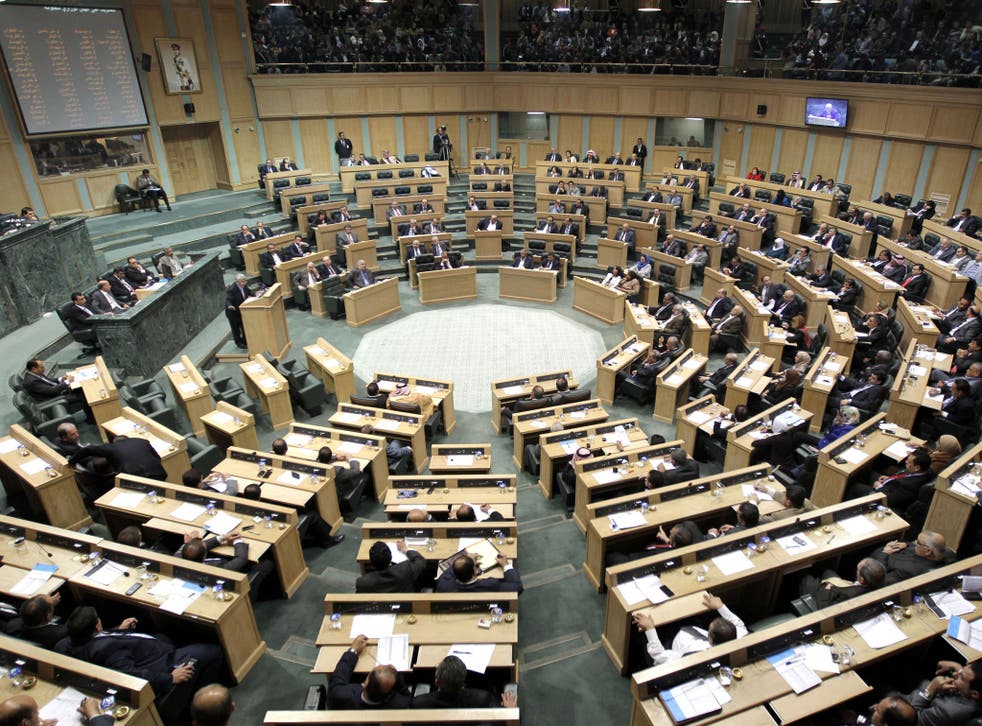 Jordan's parliament in session