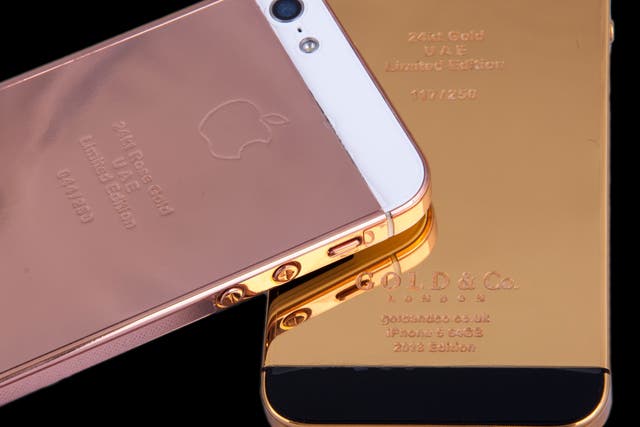 The £50,000 solid gold iPhone