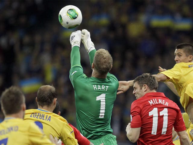 JOE HART: Survived strong penalty appeal on Zozulya in first minute and had edgy moments throughout. 5/10