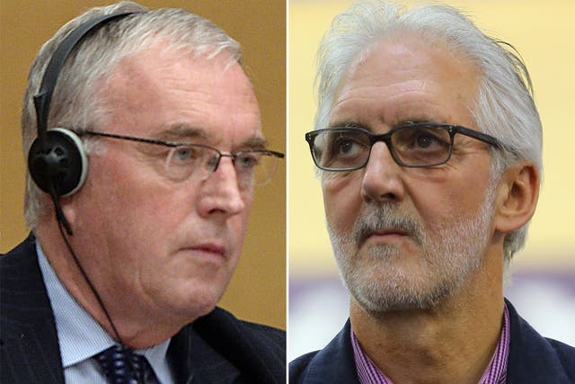 Pat McQuaid (left) has accused Brian Cookson’s camp of smearing him