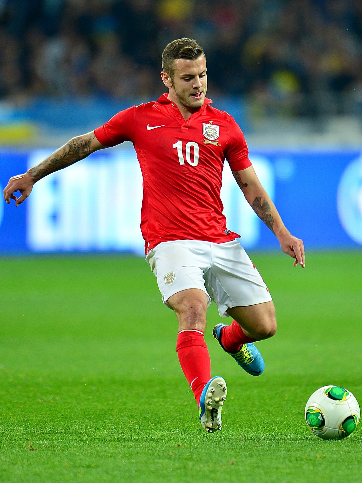 Jack Wilshere struggled and does not look ready to play at this level