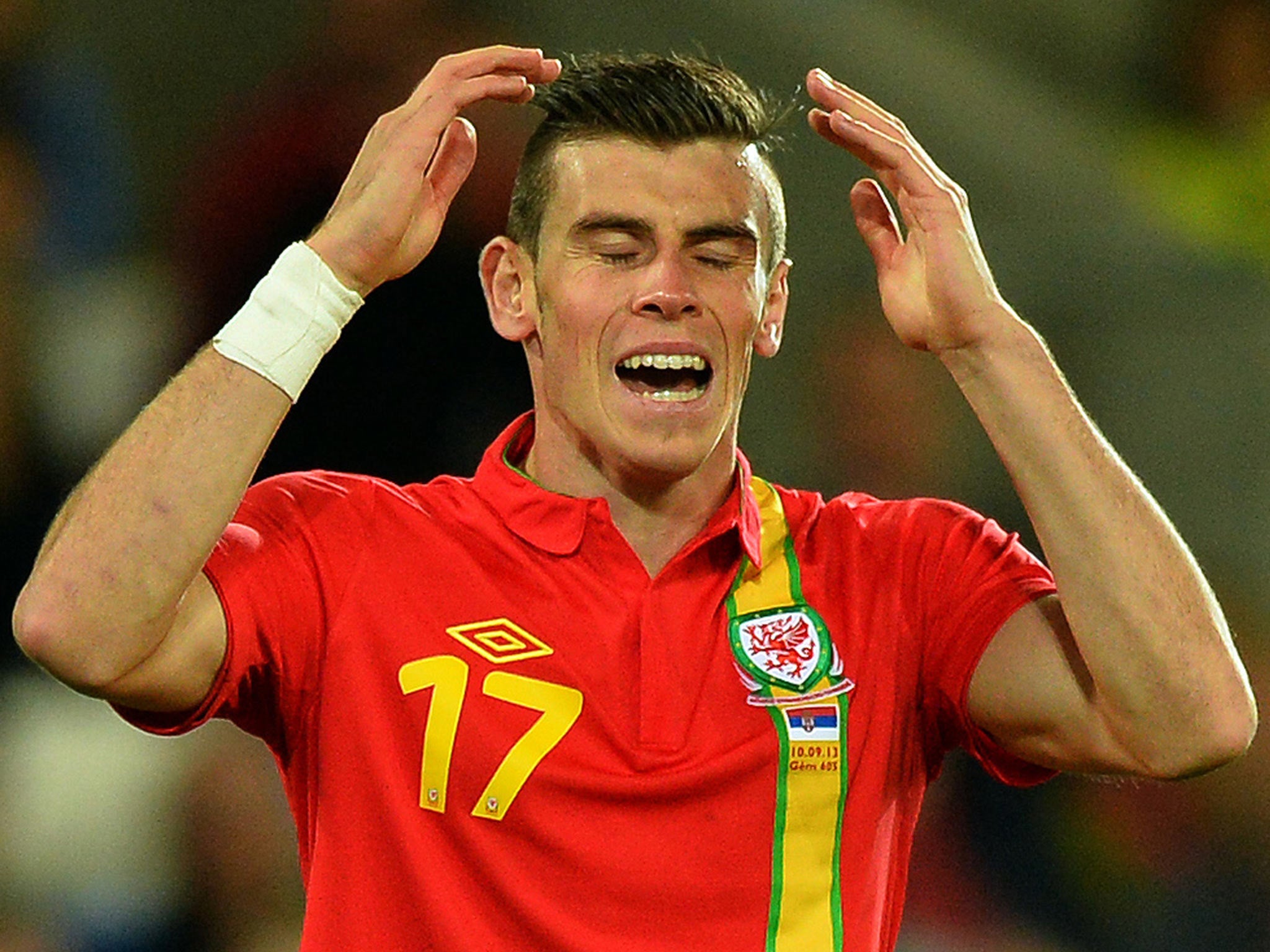 Gareth Bale in action for Wales