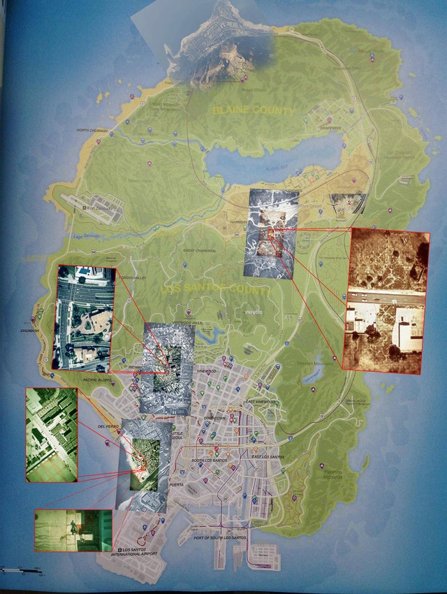 Mapa Gta V Los Santos Original Ps3 Ps4 Xbox PROMOÇÃO