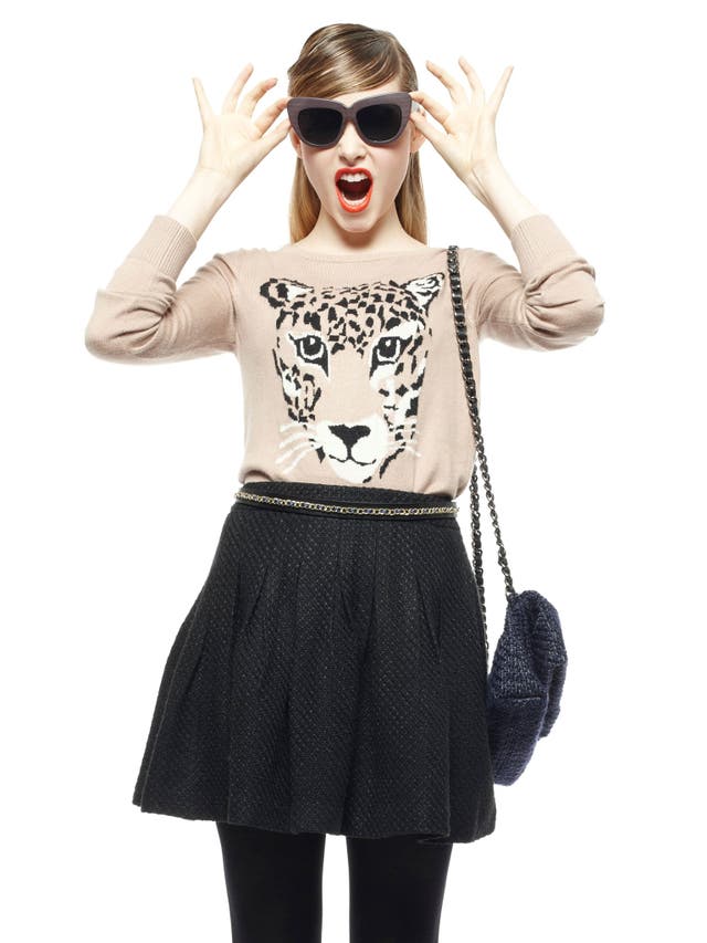 Sweater £69 and Skirt £59, both b+ab. Available from Selfridges London, 400 Oxford Street, London W1, <a href="http://www.selfridges.com" target="_blank">selfridges.com</a>