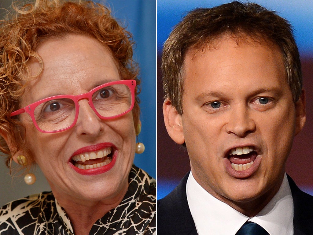 United Nations official Raquel Rolnik and Conservative Party Chairman Grant Shapps