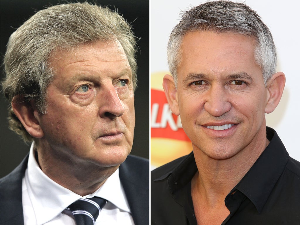 Roy Hodgson was disappointed that a former England captain, such as Gary Lineker, could be so critical