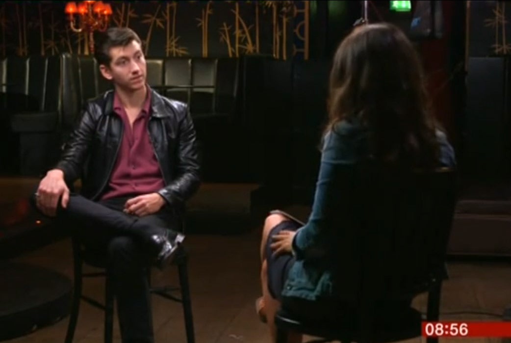 'Exhilarating encounter' - Alex Turner and Susanna Reid