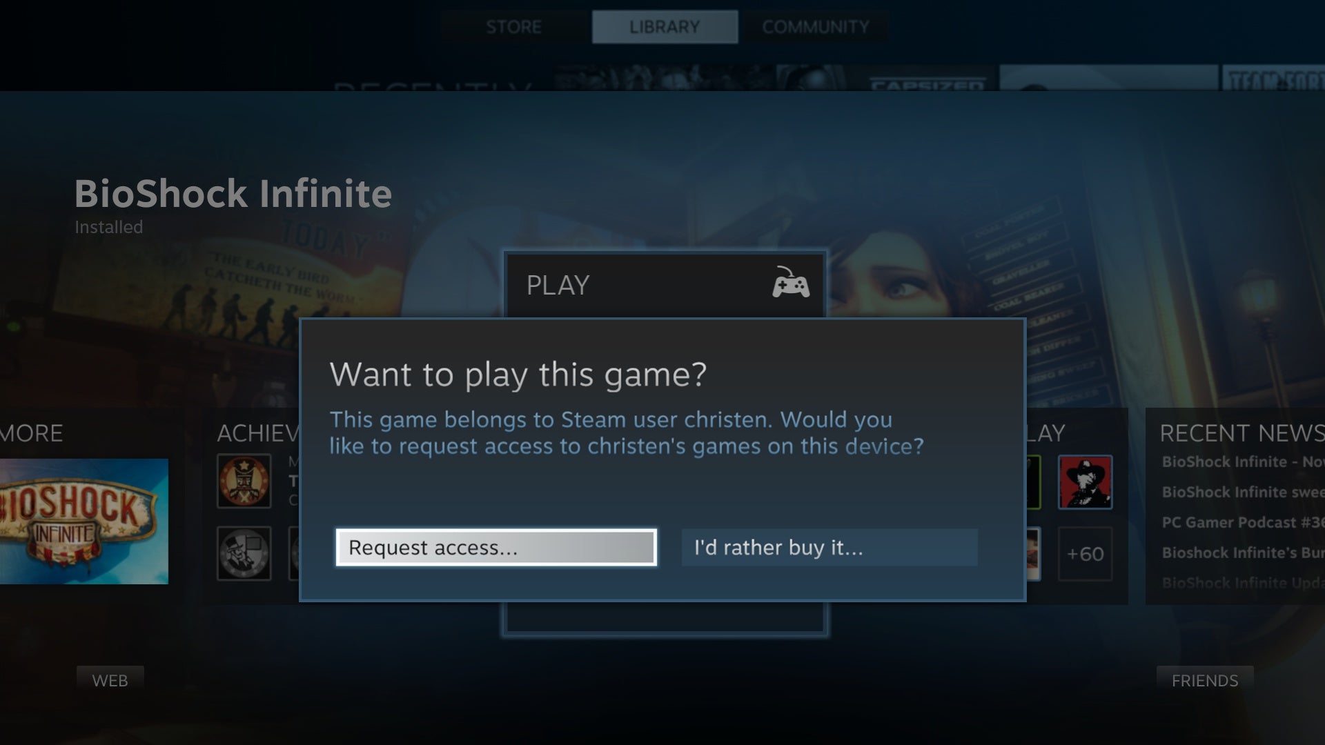 Valve Adds Free Game Sharing to Steam