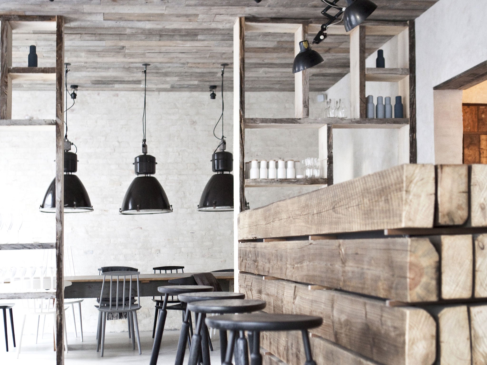 Host, in Denmark by Norm Architects, is all very down-to-earth raw wood