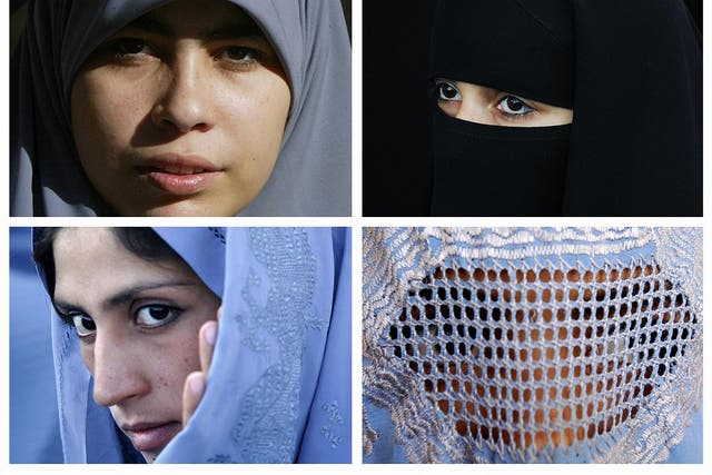 Muslims often cover their heads and faces as an act of religious value. (Women pictured are not those in the story.)