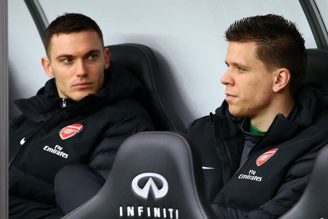 Thomas Vermaelen (left) has only started one Premier League match this season