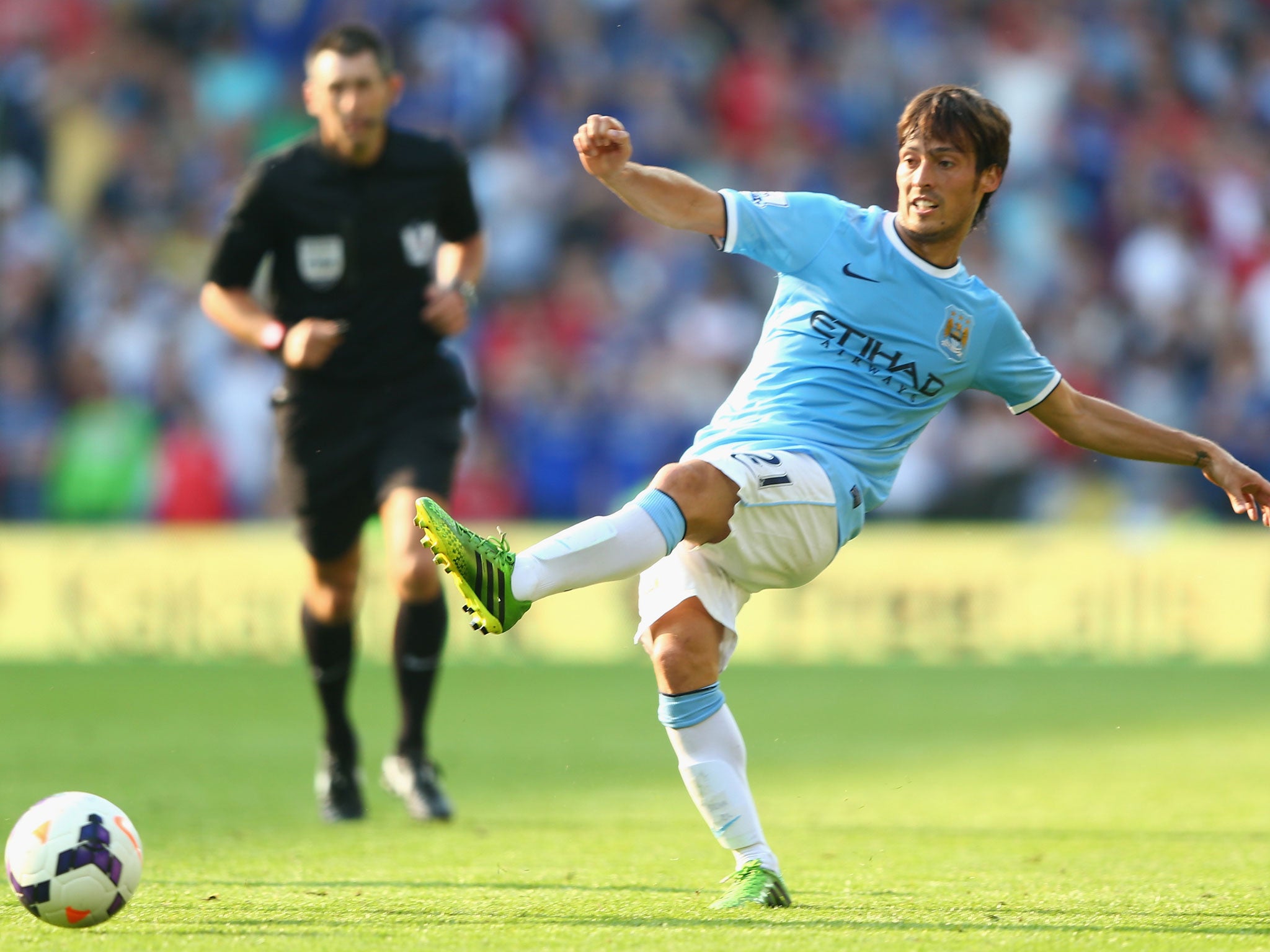 David Silva Man City | El Mago | Premier League | Champions | MCFC | Blue  Moon | Football | Print | Poster | Wall Art