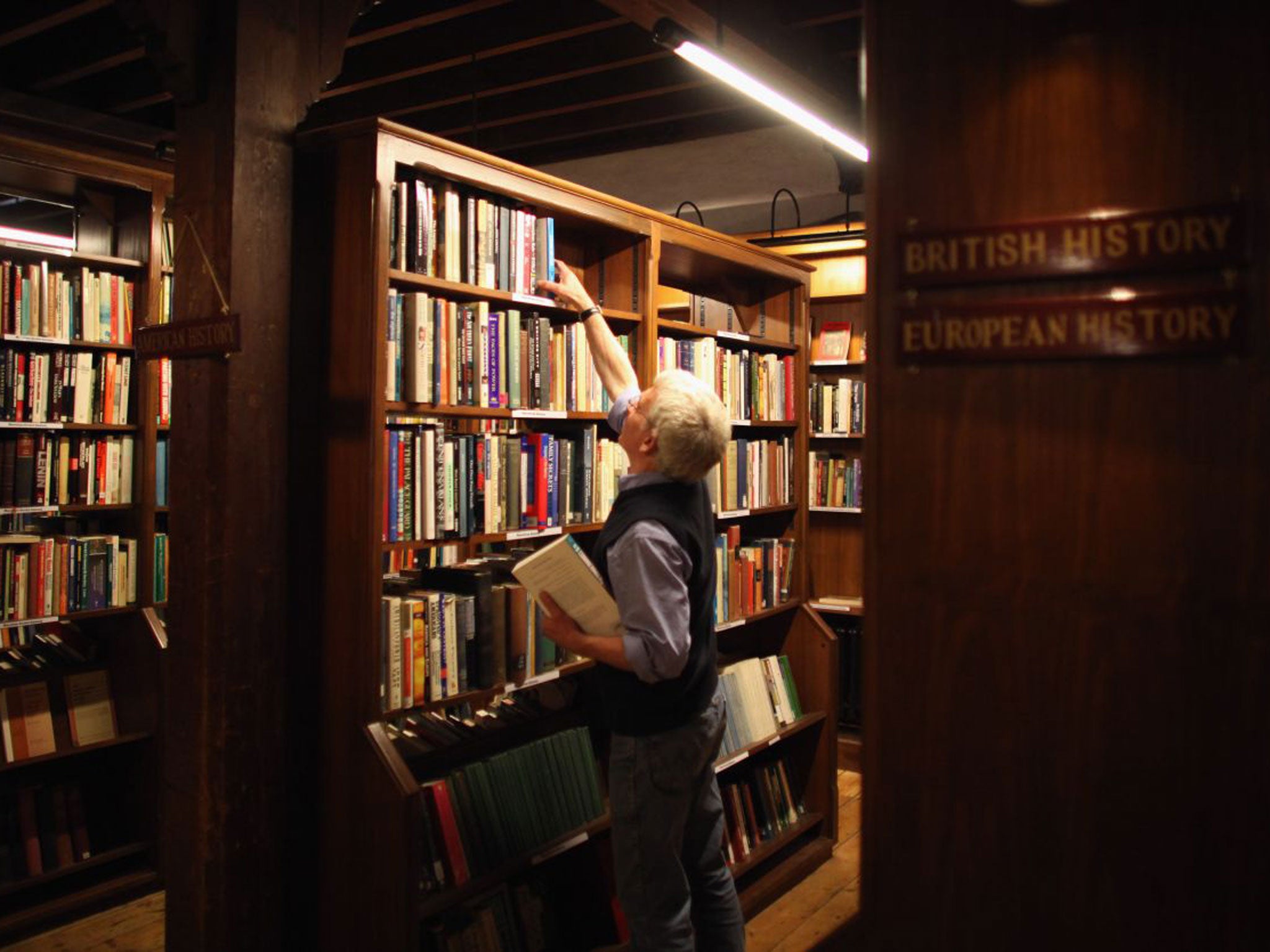 Browsing at the Hay Festival