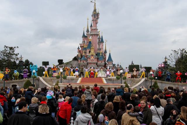 Sleeping Beauty castle at Disneyland Paris