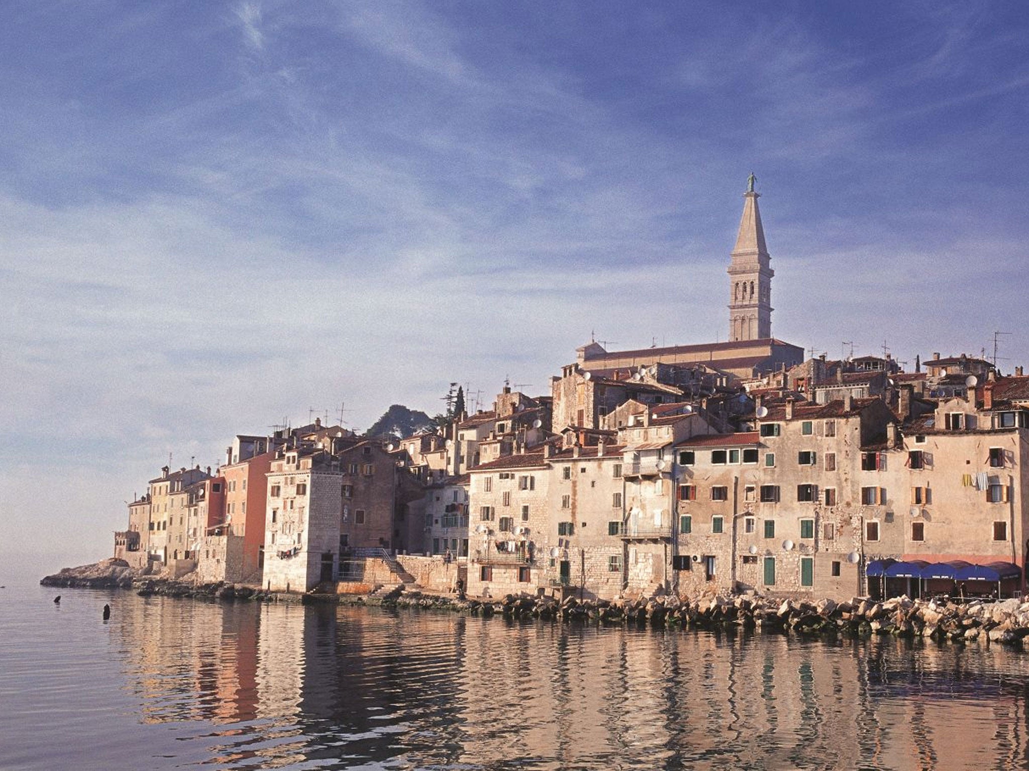 Hater born: The city of Rovinj has harboured creative types since the Second World War