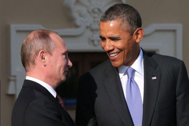In the game: Vladimir Putin’s Russia is resurgent just as Barack Obama’s US has become weaker