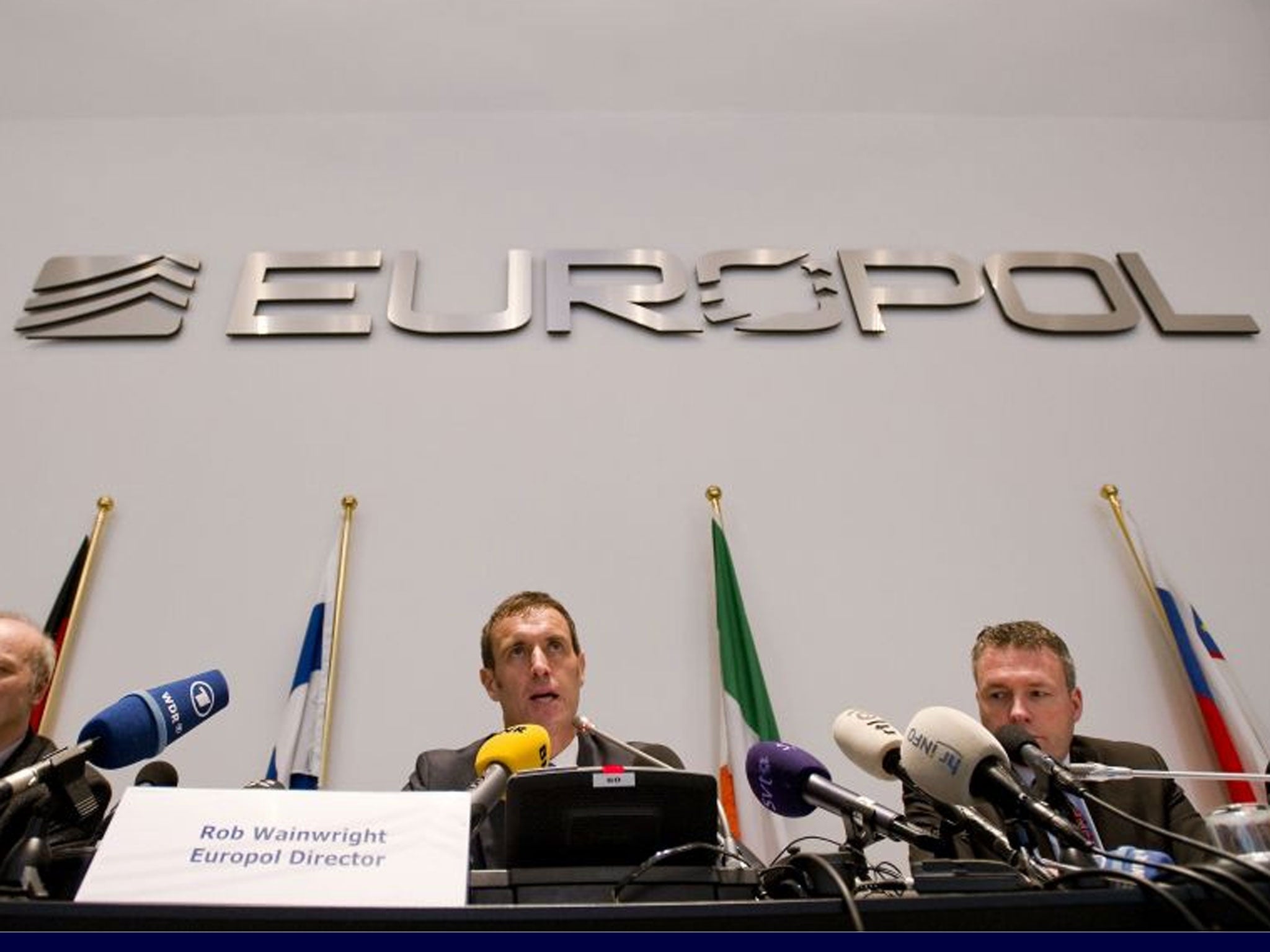Europol director Rob Wainwright says Eastern European gangs are using budget airlines to commit crimes