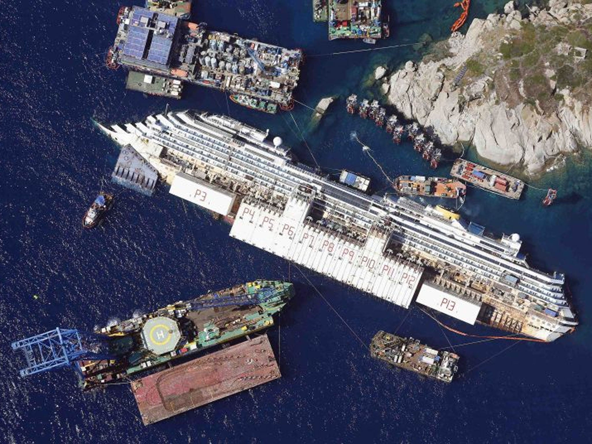 Costa Concordia Italy prepares to salvage a maritime disaster The