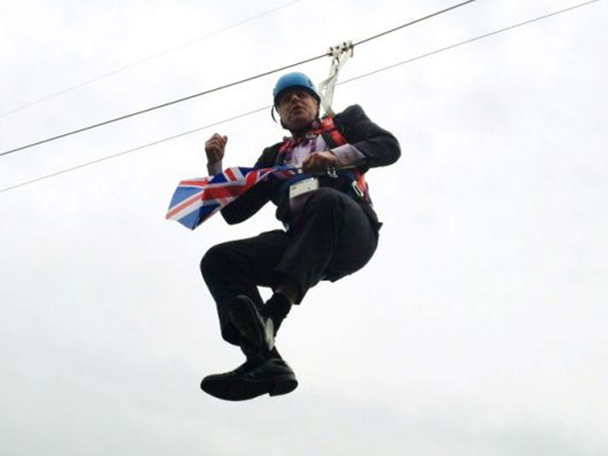 We couldn’t get enough of Boris during the Olympics, with all the zip wires and the zoink
