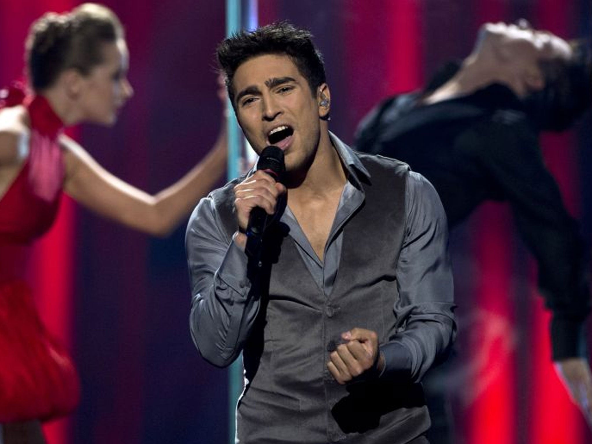 Farid Mammadov of Azerbaijan came second in this year's Eurovision