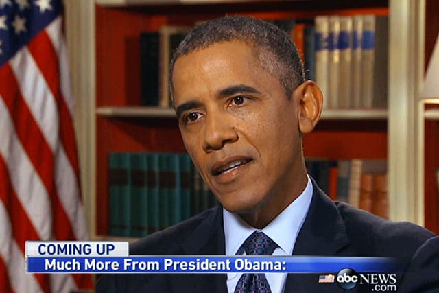 Barack Obama answers questions about Syria on ABC's 'This Week'