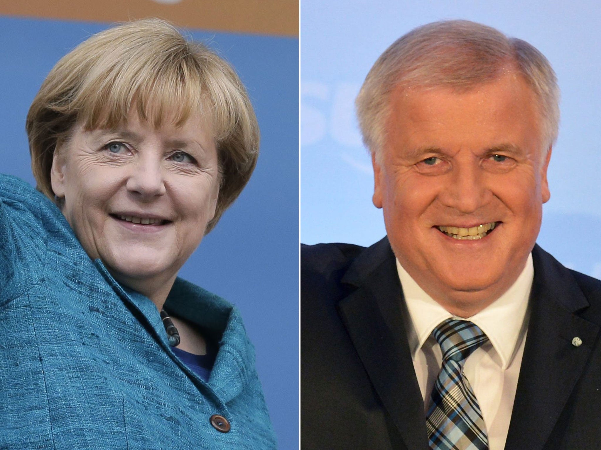 Horst Seehofer's, right, CSU win is major boost for Angel Merkel