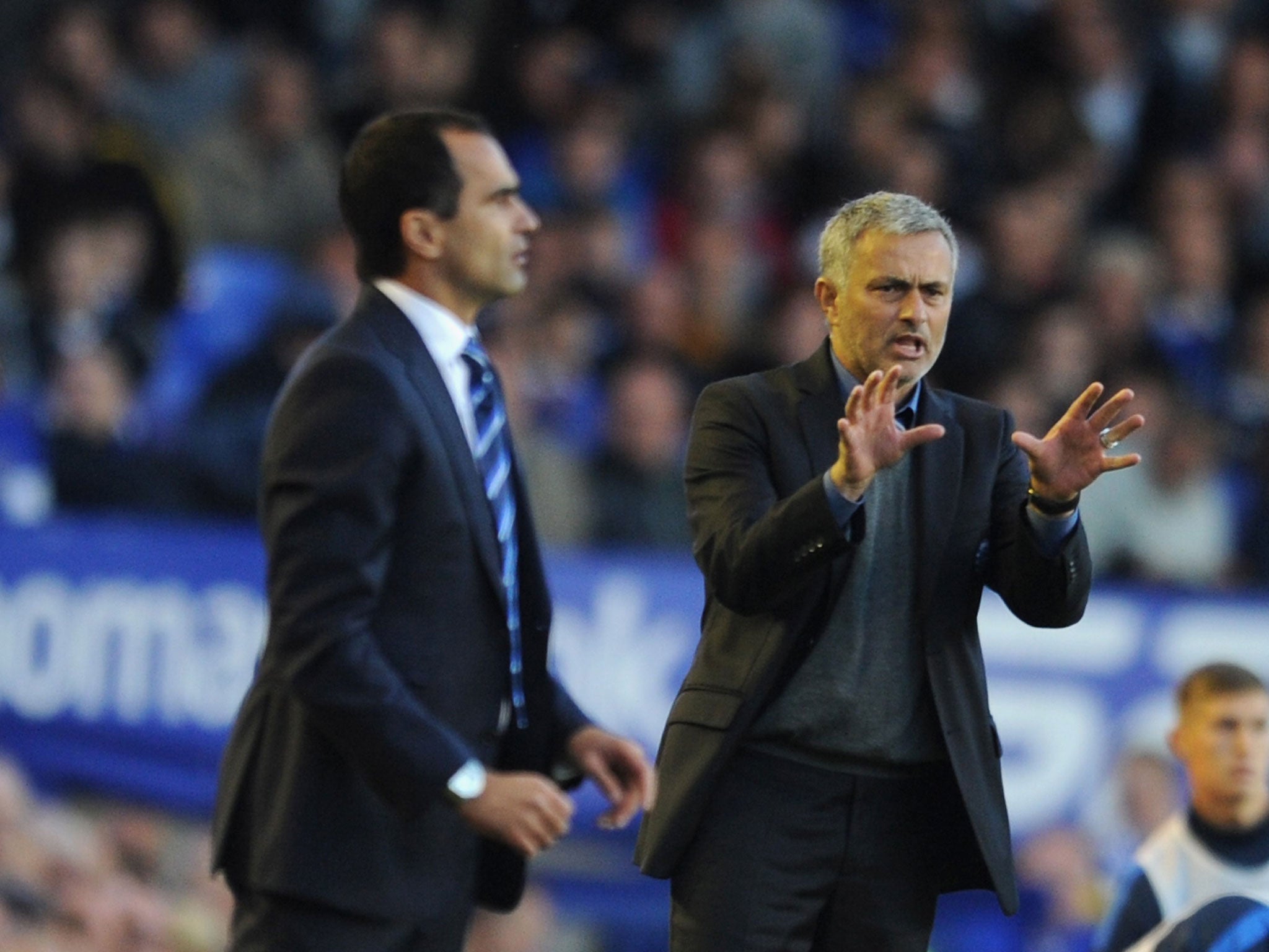 Jose Mourinho's Chelsea were beaten by Everton on Saturday