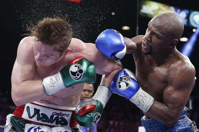 Floyd Mayweather handed previously unbeaten Saul Alvarez a boxing lesson