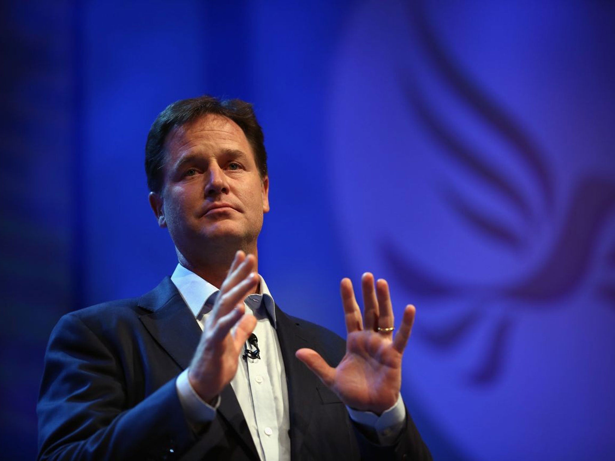 Nick Clegg has dismissed reports of a rift with Business Secretary Vince Cable as just 'a storm in a teacup'