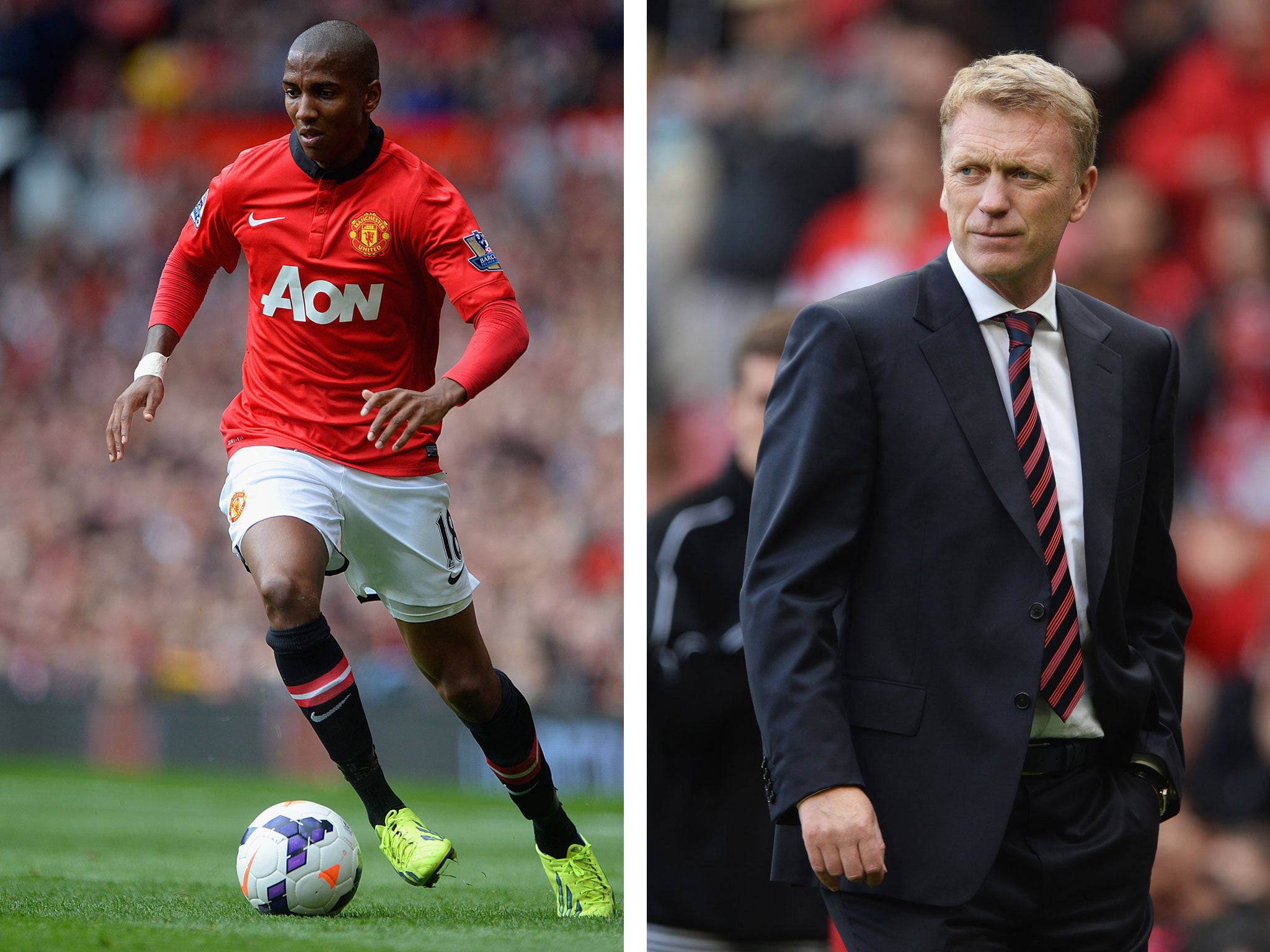 Ashley Young has been warned about diving in future by manager David Moyes