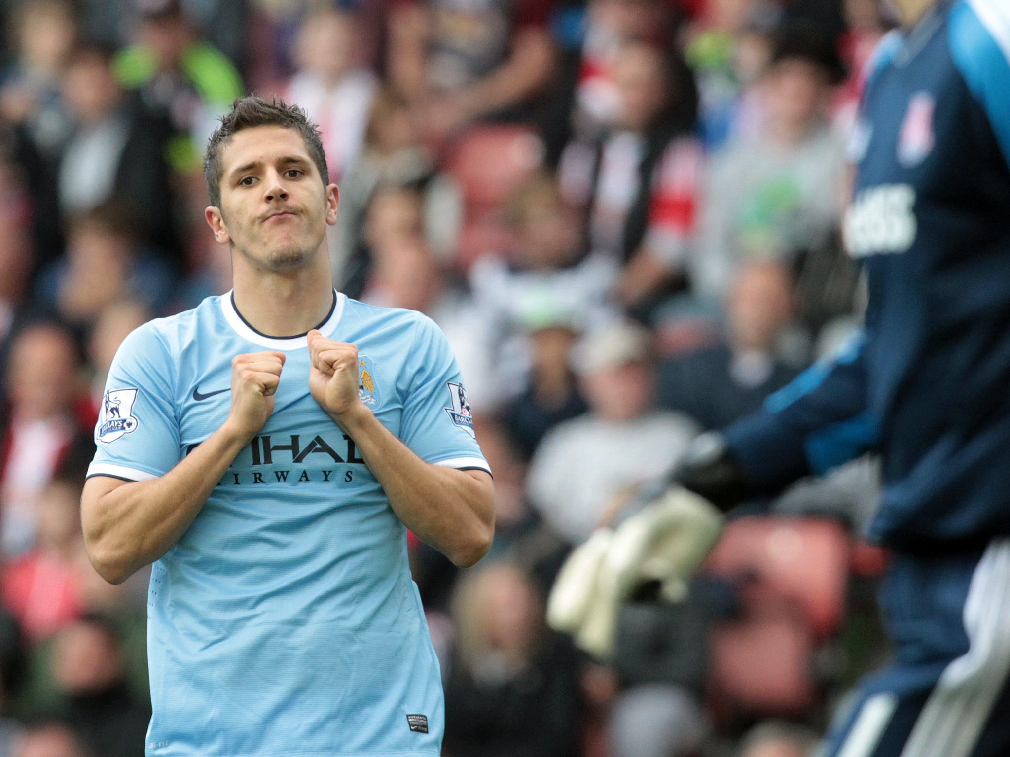 Stefan Jovetic is pushing for a start for Manchester City