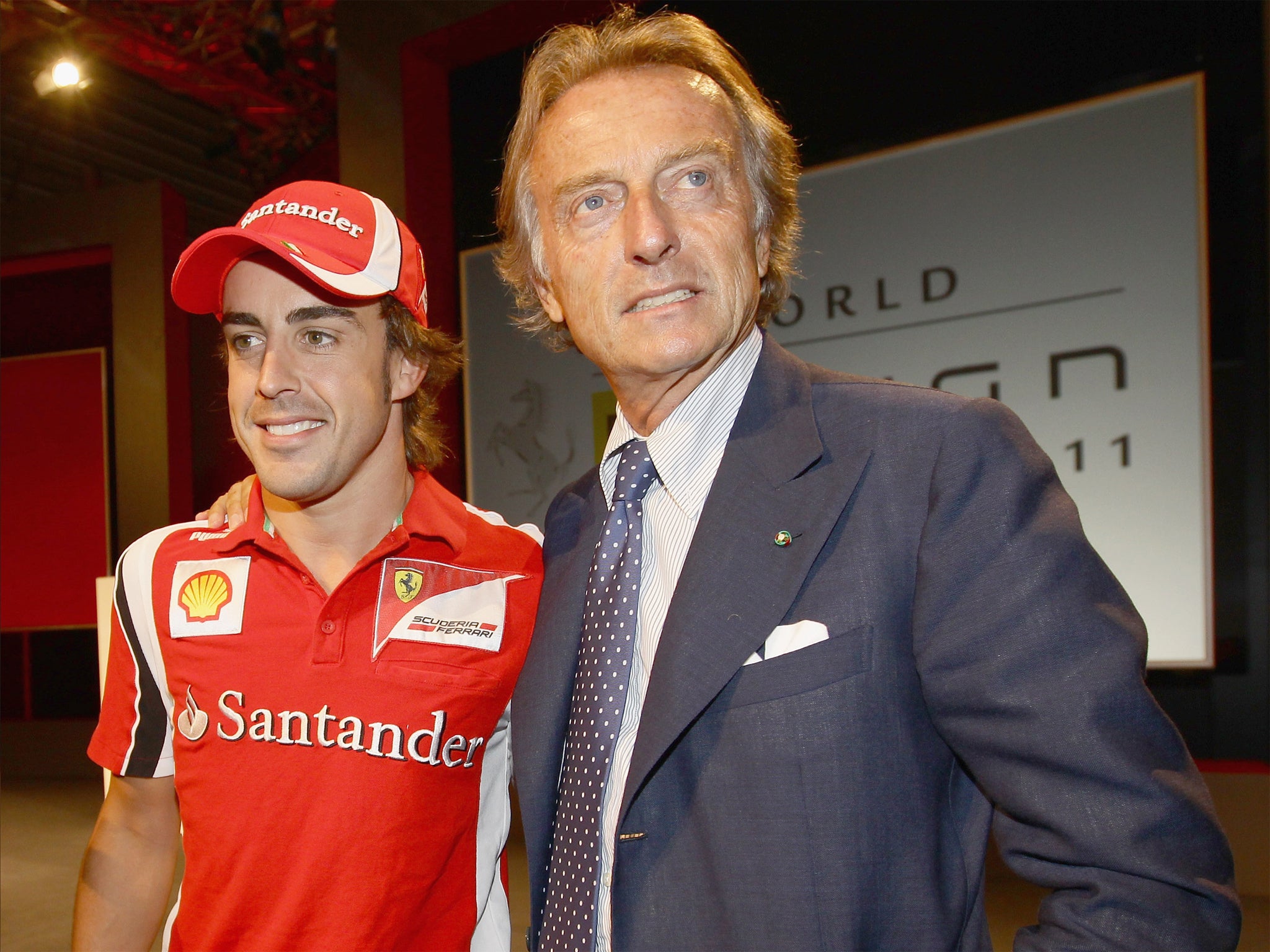 Fernando Alonso has yet to win a world title for Ferrari, much to the disappointment of president Luca di Montezemolo