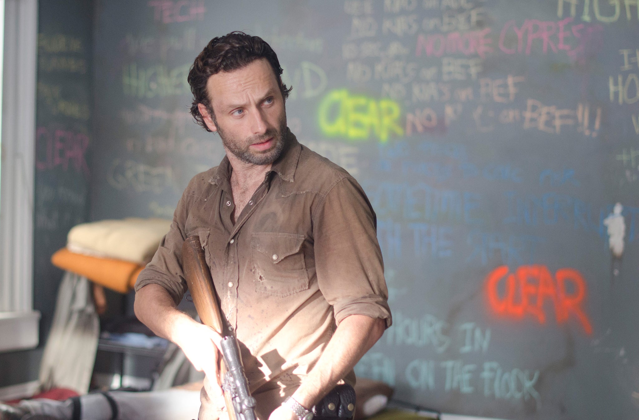 British actor Andrew Lincoln stars in The Walking Dead