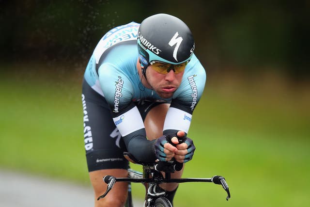 Mark Cavendish in action on the Tour of Britain