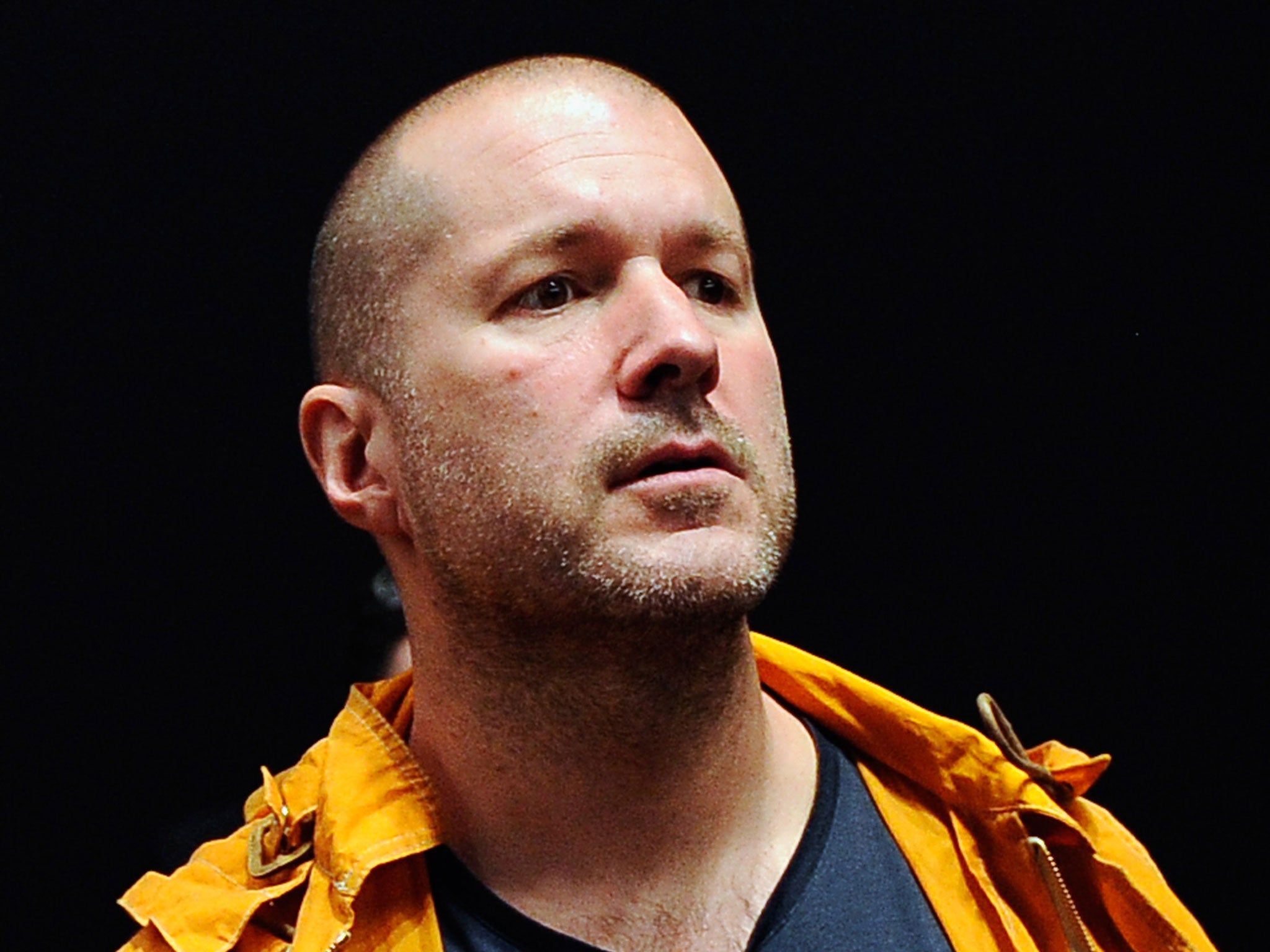 Senior vice president of industrial design for Apple Inc., Jonathan Ive, during an Apple product launch event in 2012.