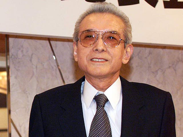 Hiroshi Yamauchi, President of Japan's video game giant Nintendo after they announced the joint project to develop the next generation machine of the Nintendo 64 video game consoles at a Tokyo hotel 12 May 1999.