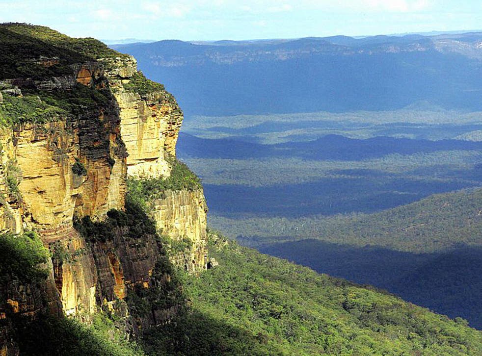 The incident took place in a remote New South Wales valley like this one