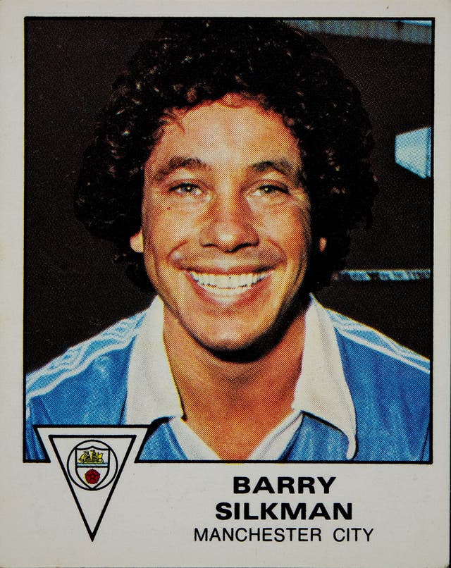 Barry Silkman in 1980  when he was playing for Manchester City