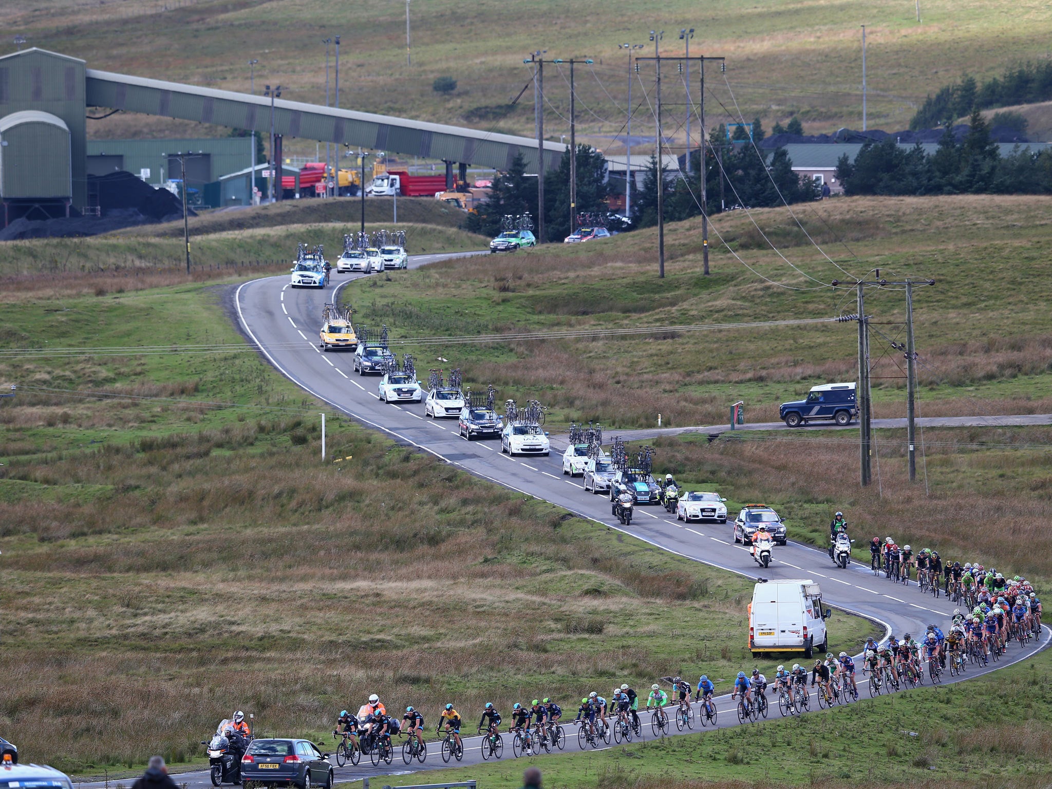 A view of stage five of the Tour of Britain